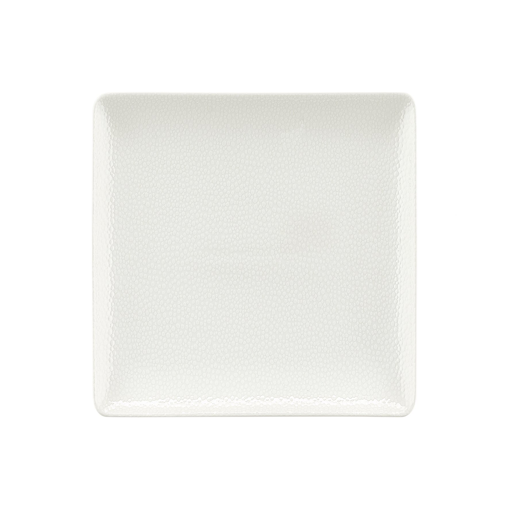 Coupteller flach quadratisch 270 x 270 mm light