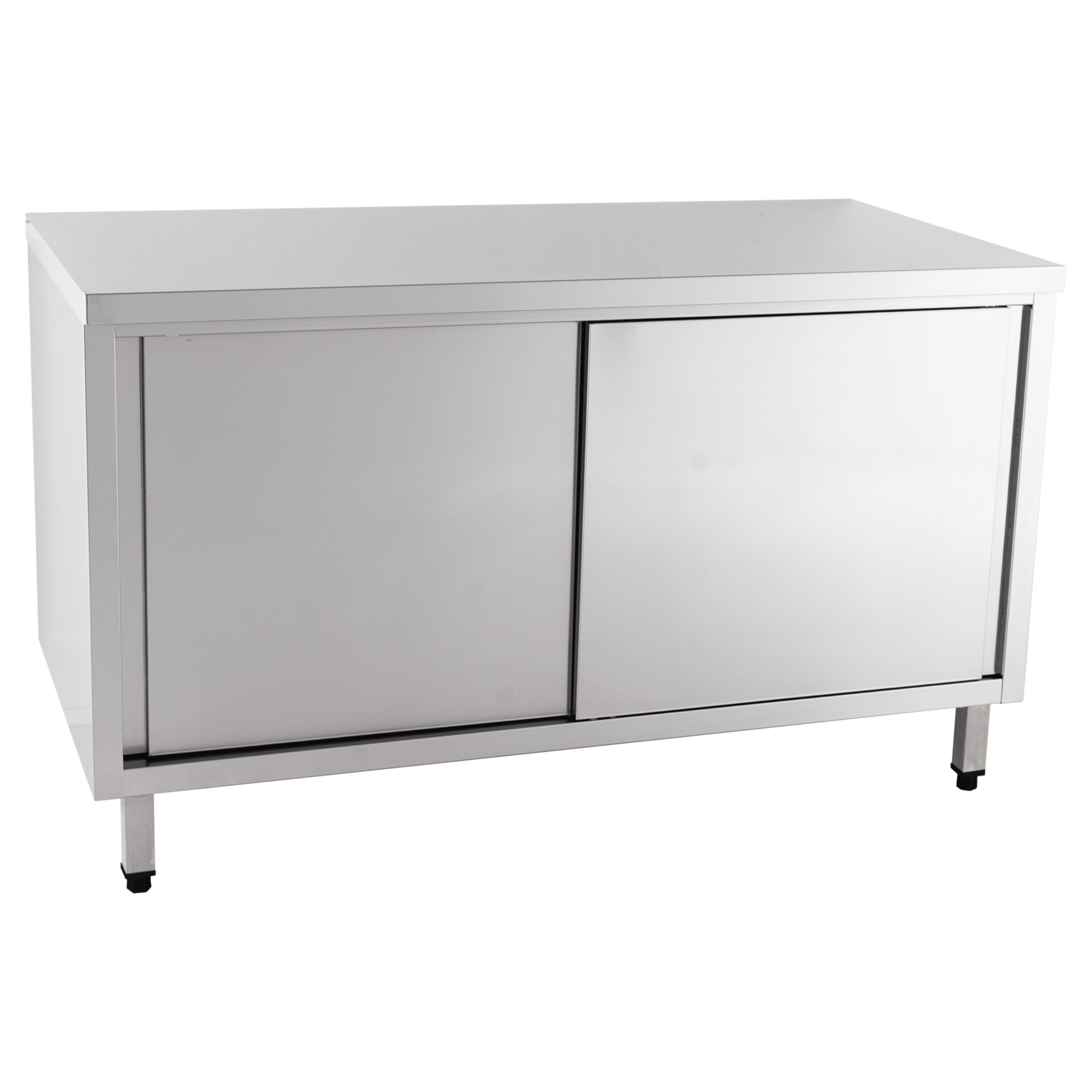 Arbeitsschrank mit Schiebetüren ohne Aufkantung 1200 x 600 x 850 mm
