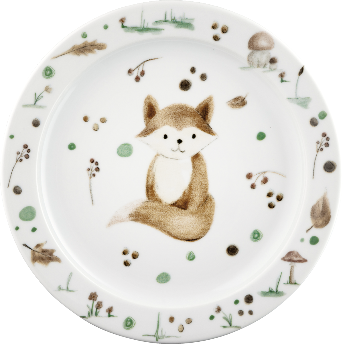 Teller flach rund Fahne 238 mm Kids Forest Friends B1100