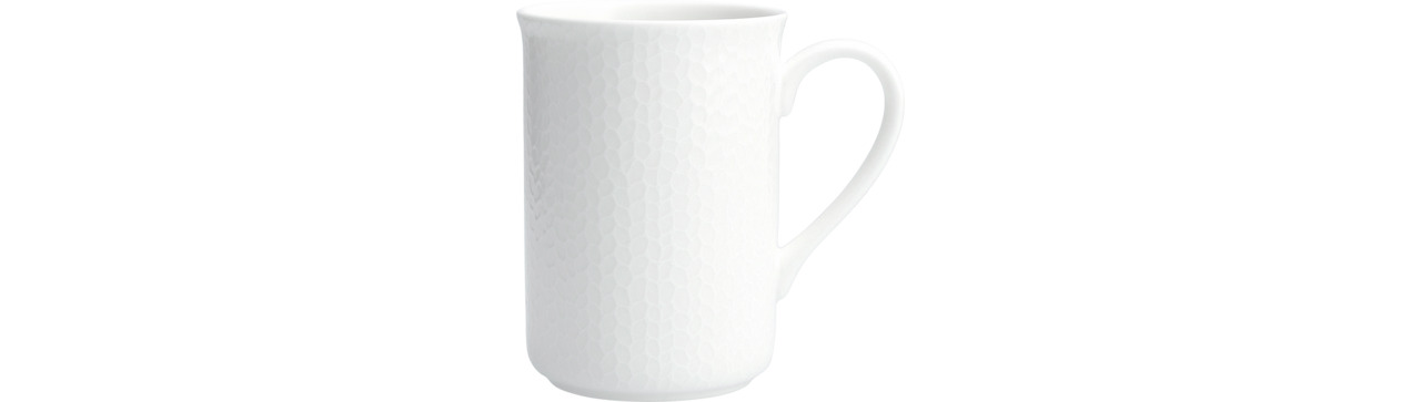 Becher 77 mm / 0,38 l weiß Amanda