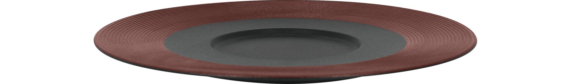 Gourmetteller flach 290 mm bronze