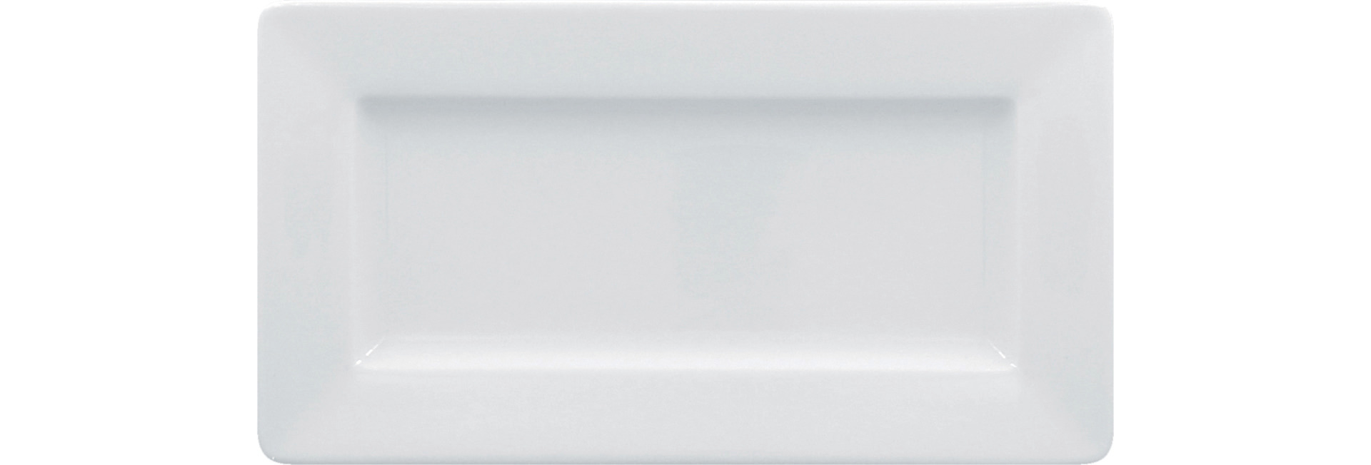 Teller rechteckig 240 x 130 mm bright-white