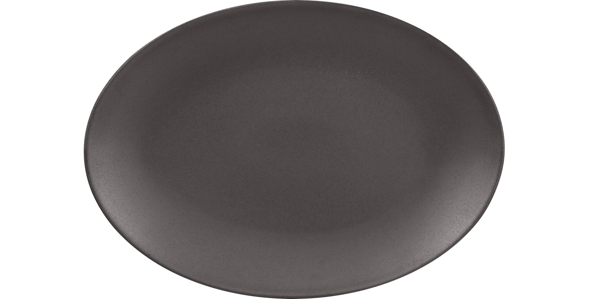 Platte oval 320 x 230 mm cocoa