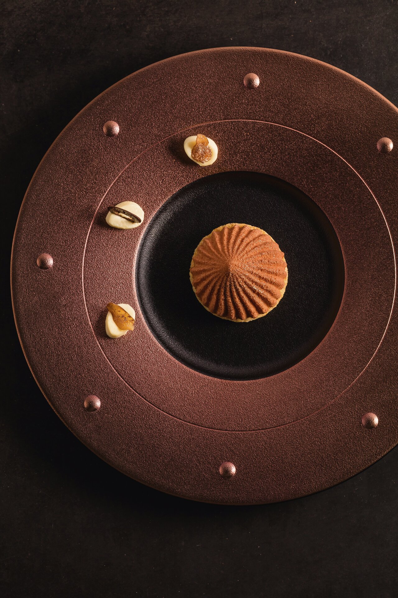 Teller Queen 310 mm black-bronze