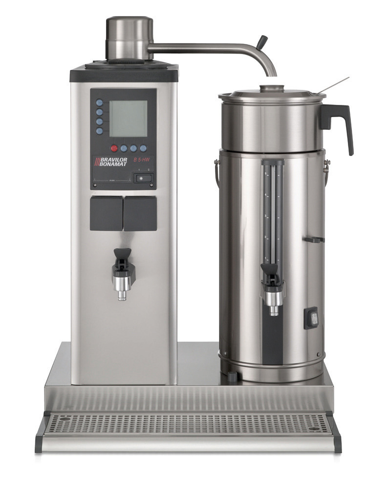 Filterkaffeemaschine 5,00l Kaffee /3,00l Heißwasser / 230 V / Behälter links