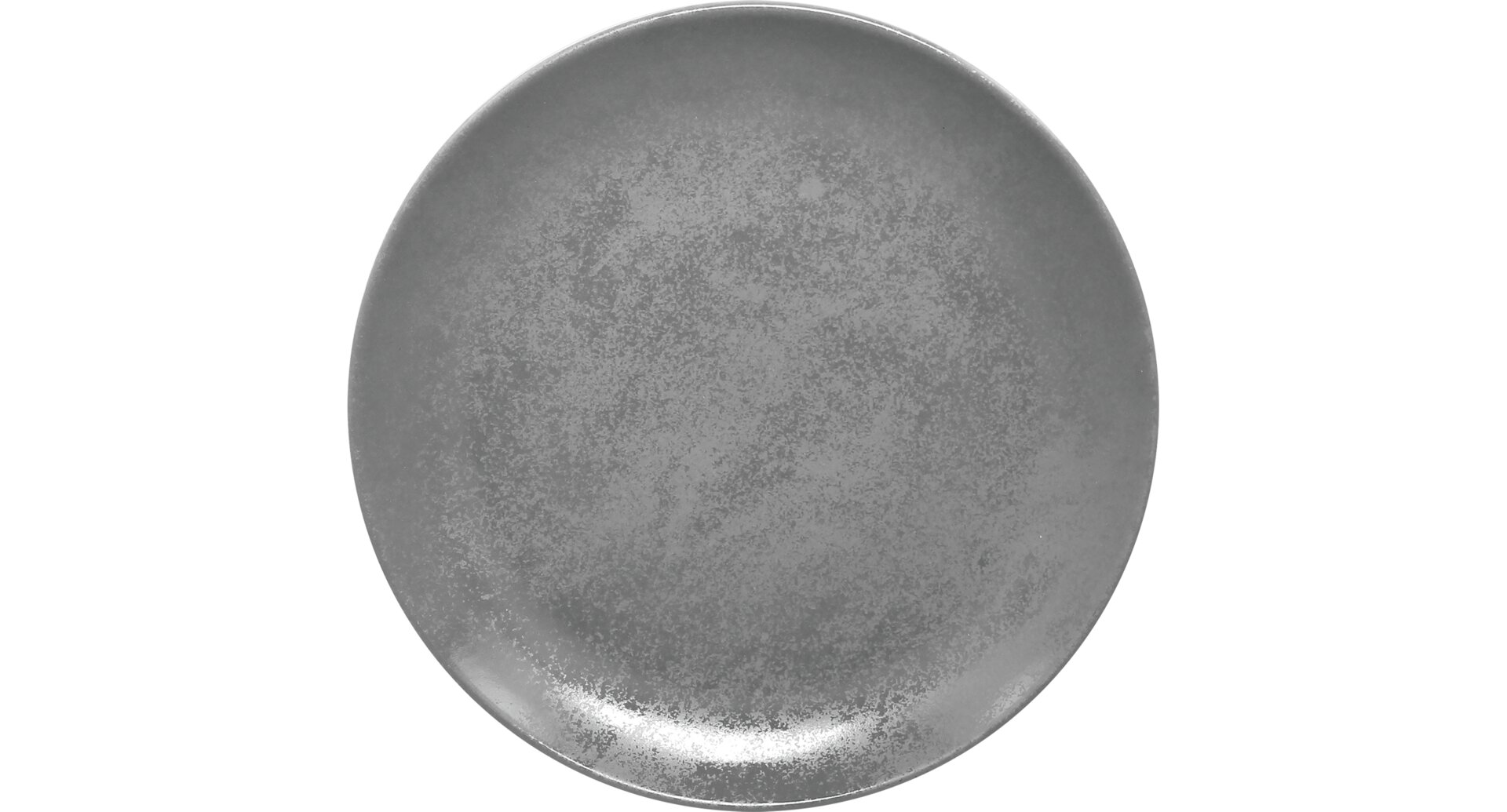 Coupteller flach 240 mm grau