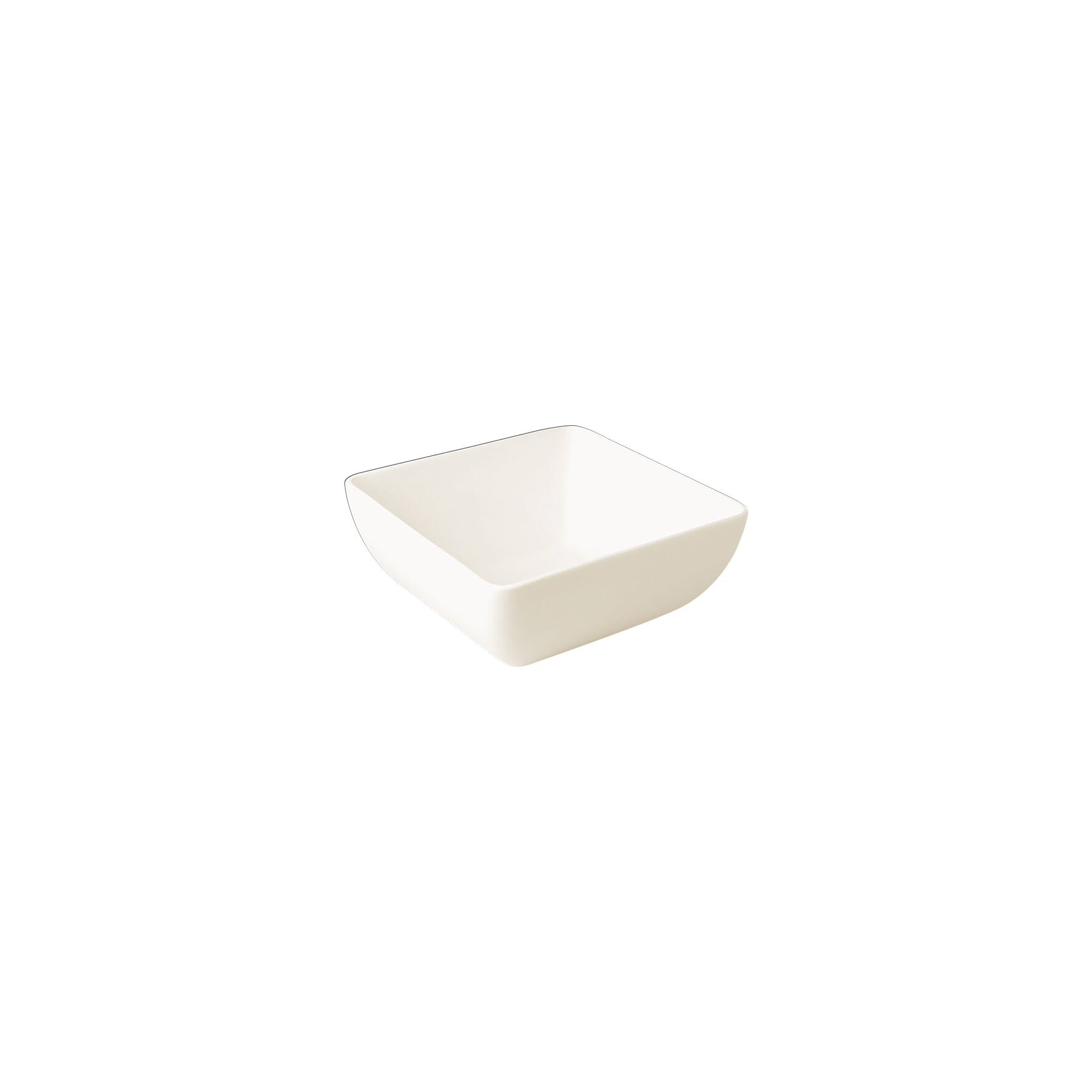 Schale quadratisch 210 x 210 mm / 2,00 l creme