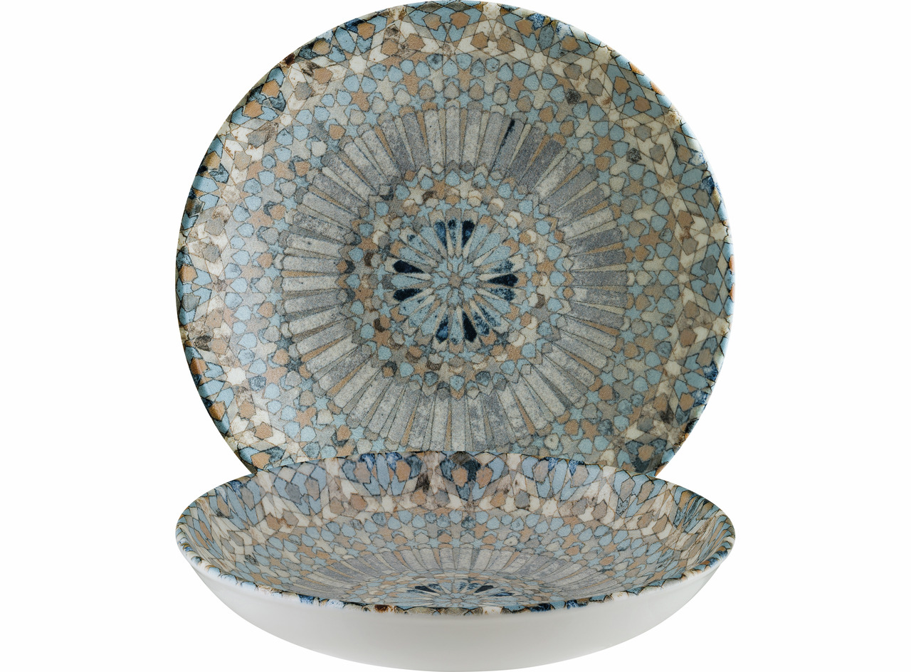 Teller tief Bloom 230 mm / 1,00 l Luca Mosaik