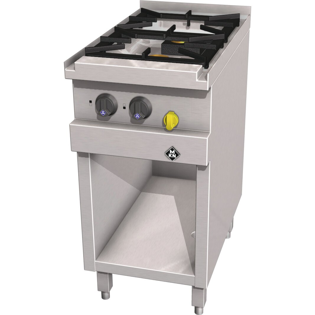 Gas-Herd 2-flammig / Optima 700 /  400 x 700 x 700 mm