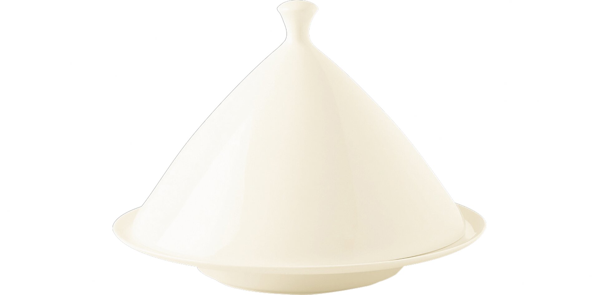 Tajine Deckel 270 mm crème für tiefe Teller LRDP30