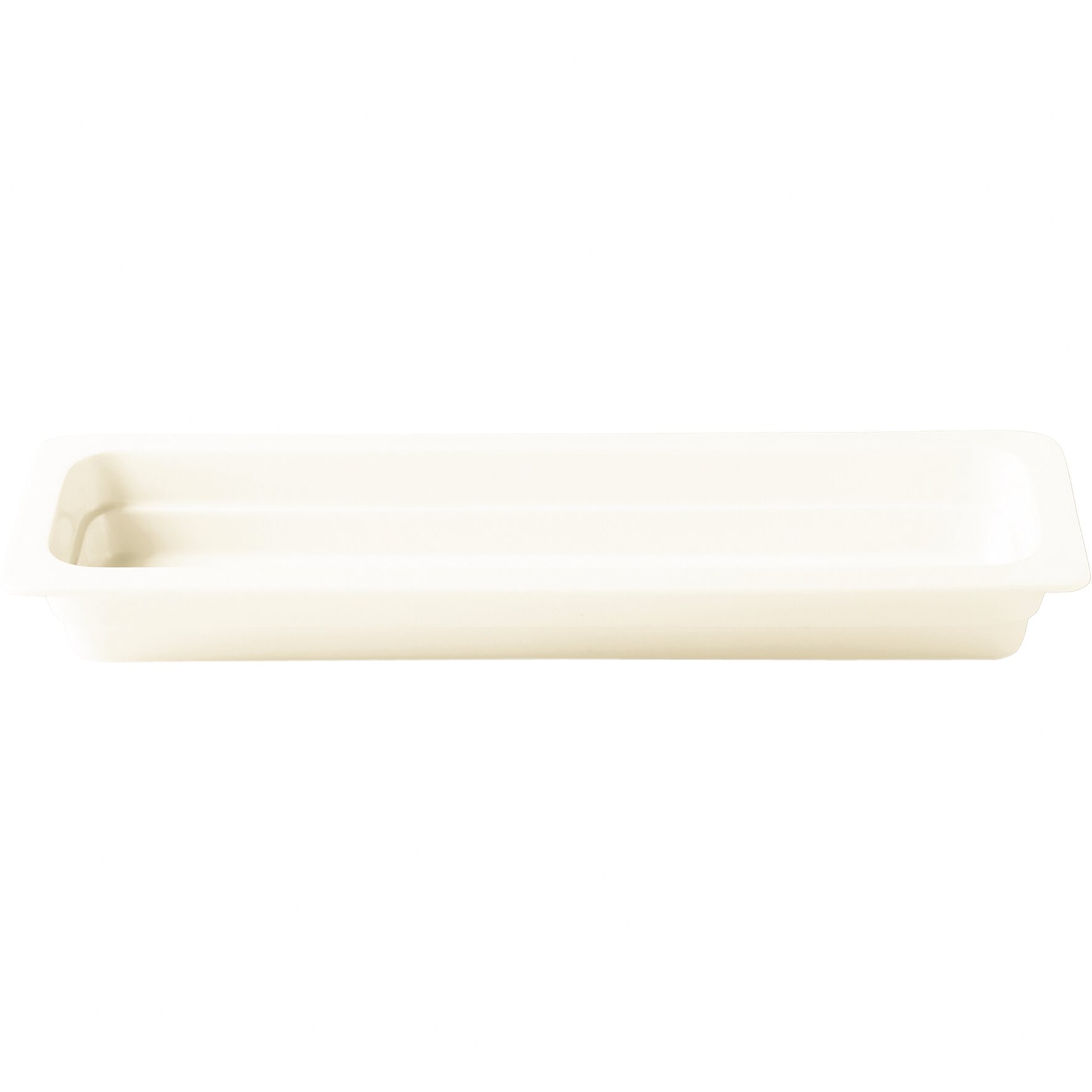 GN-Schale GN 2/4 530 x 162 x 65 mm / 2,60 l creme Buffet