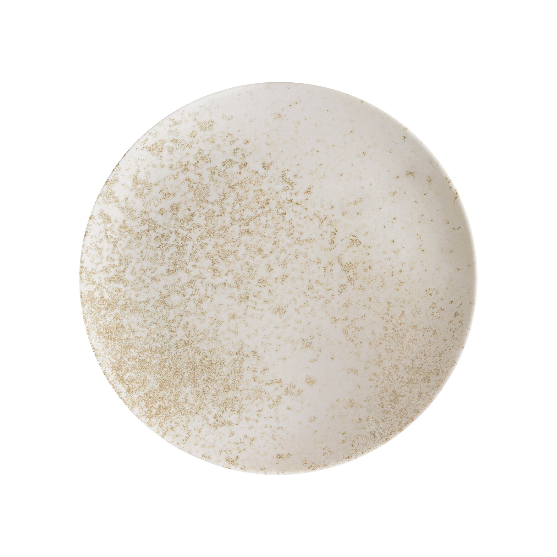 Coupteller flach rund 301 mm beige