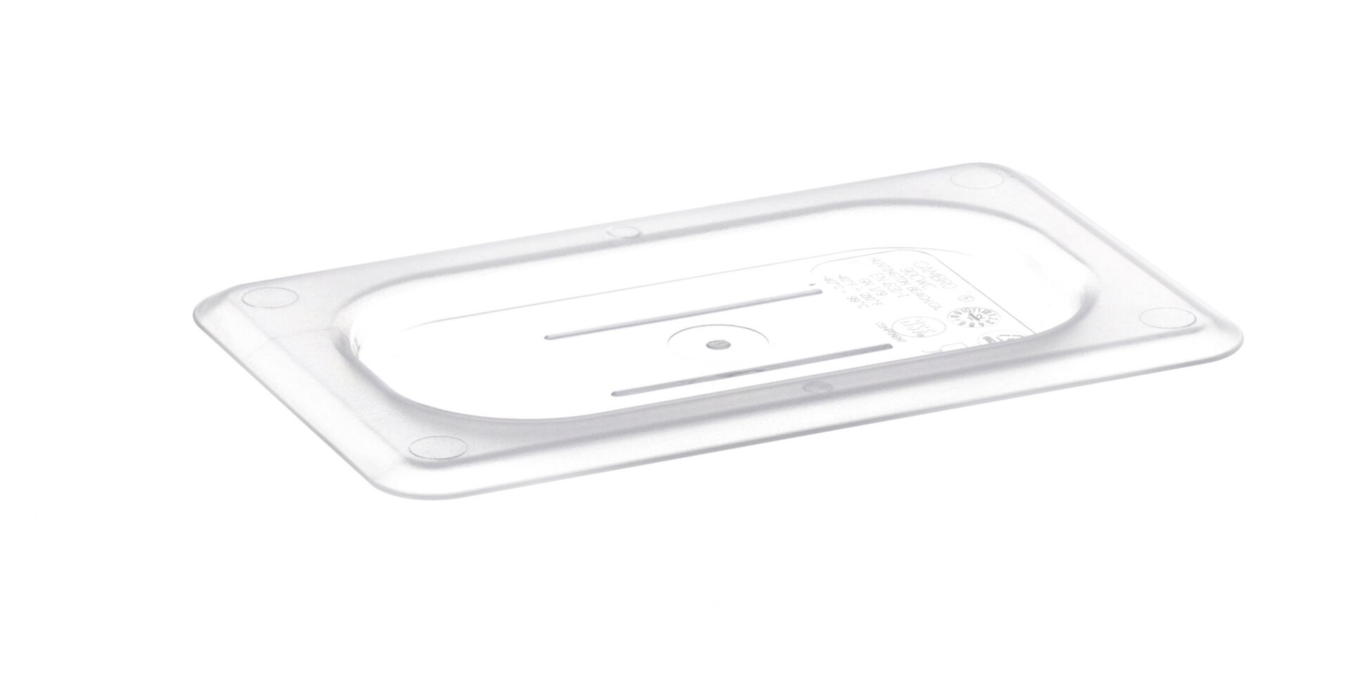 GN-Deckel GN 1/9 176 x 108 mm ohne Griff ohne Aussparung Polycarbonat transparent