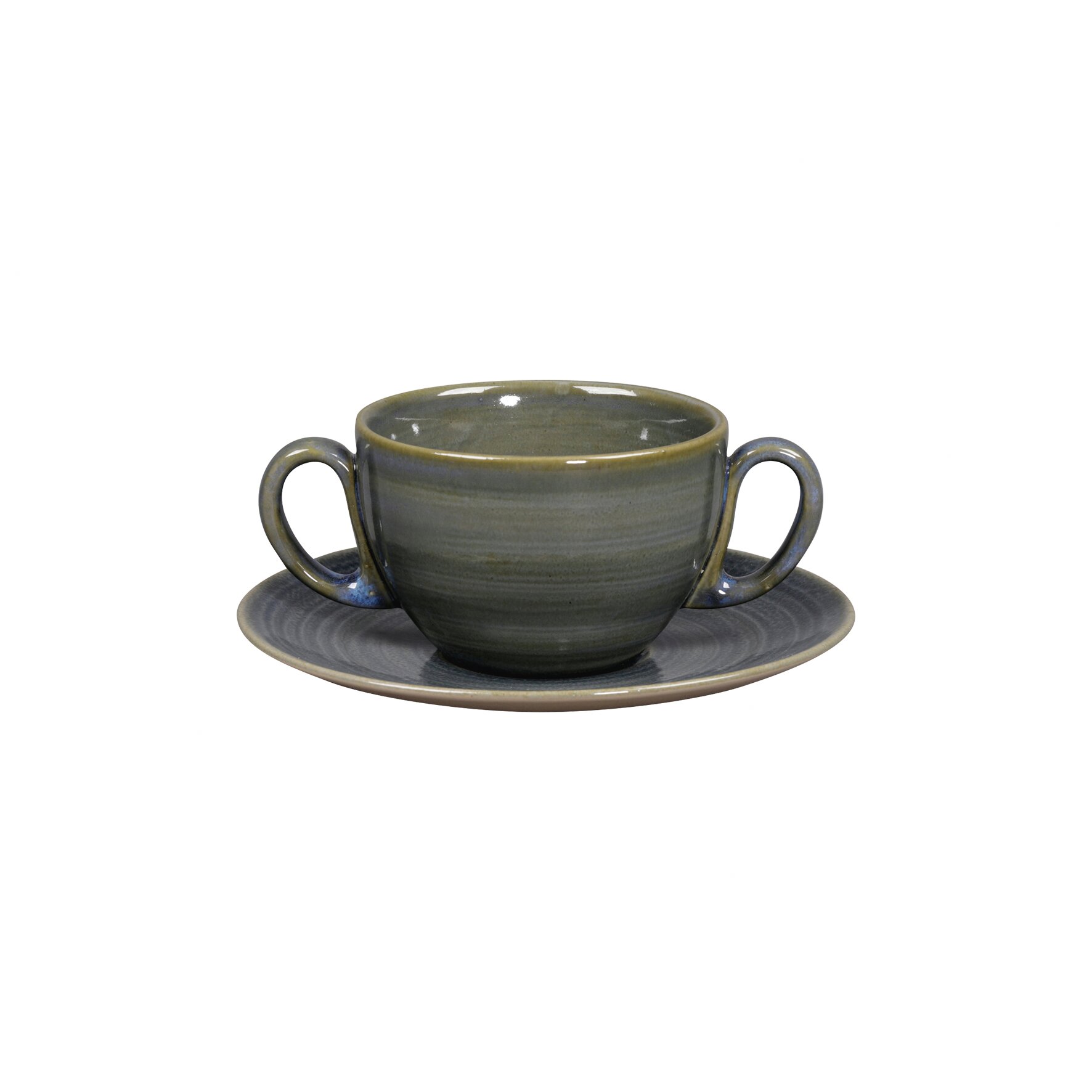 Kaffeeuntertasse 170 mm jade blue Spot Jade Blue