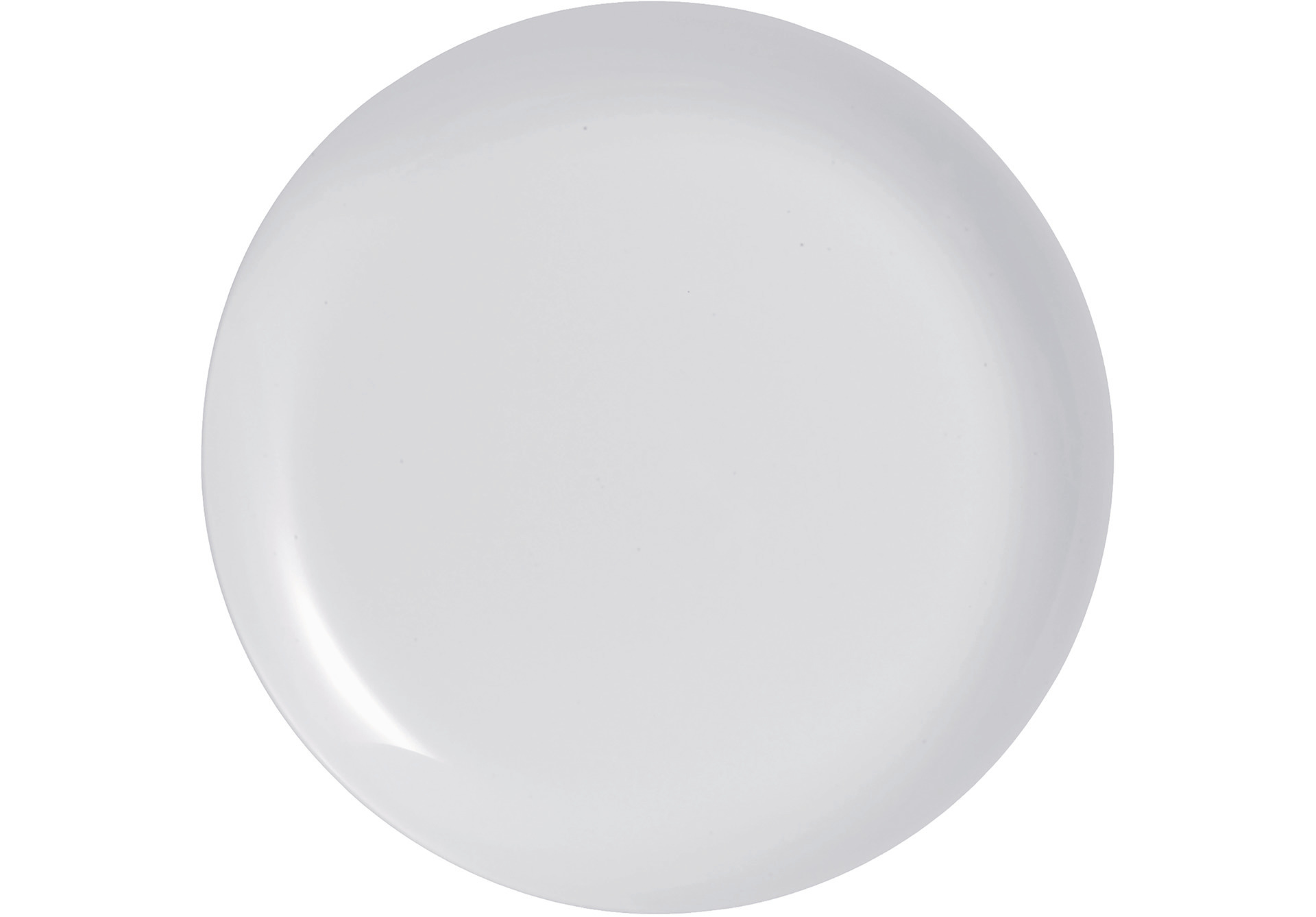 Coupteller flach 250 mm uni grau