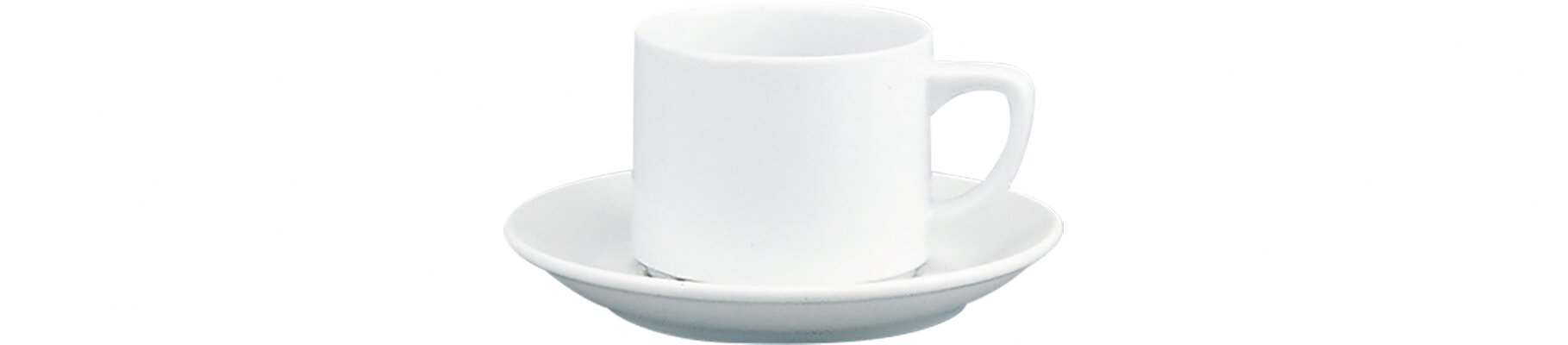 Tasse nieder dünn stapelbar 75 mm / 0,19 l Form 498 Form 898