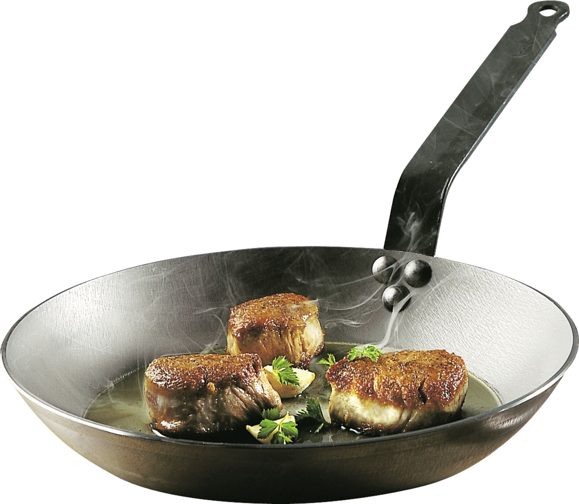 Eisenbratpfanne 20 cm H: 3,7 cm