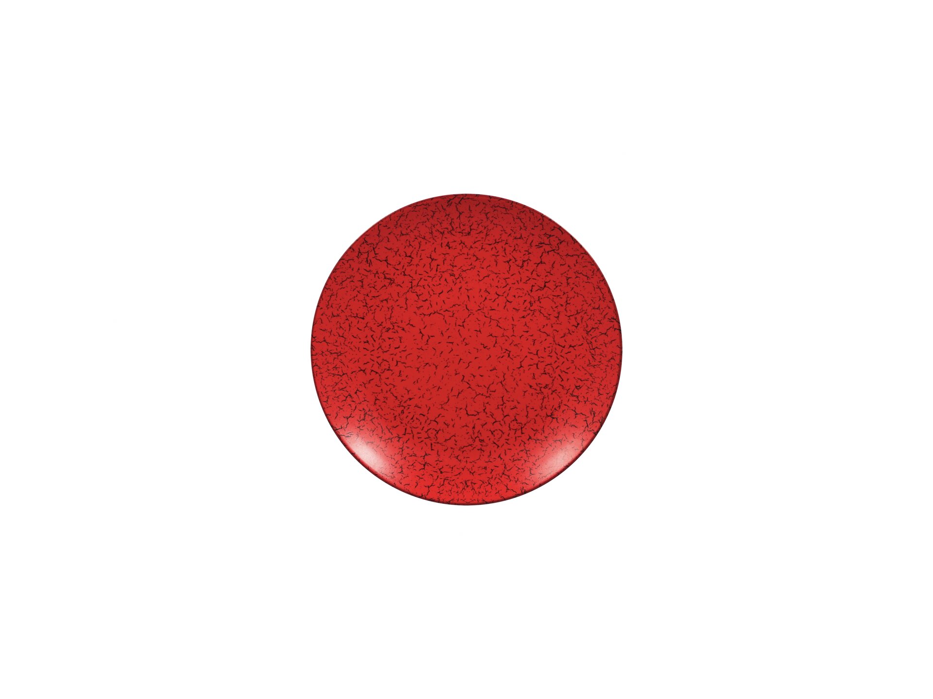 Coupteller flach 180 mm rot