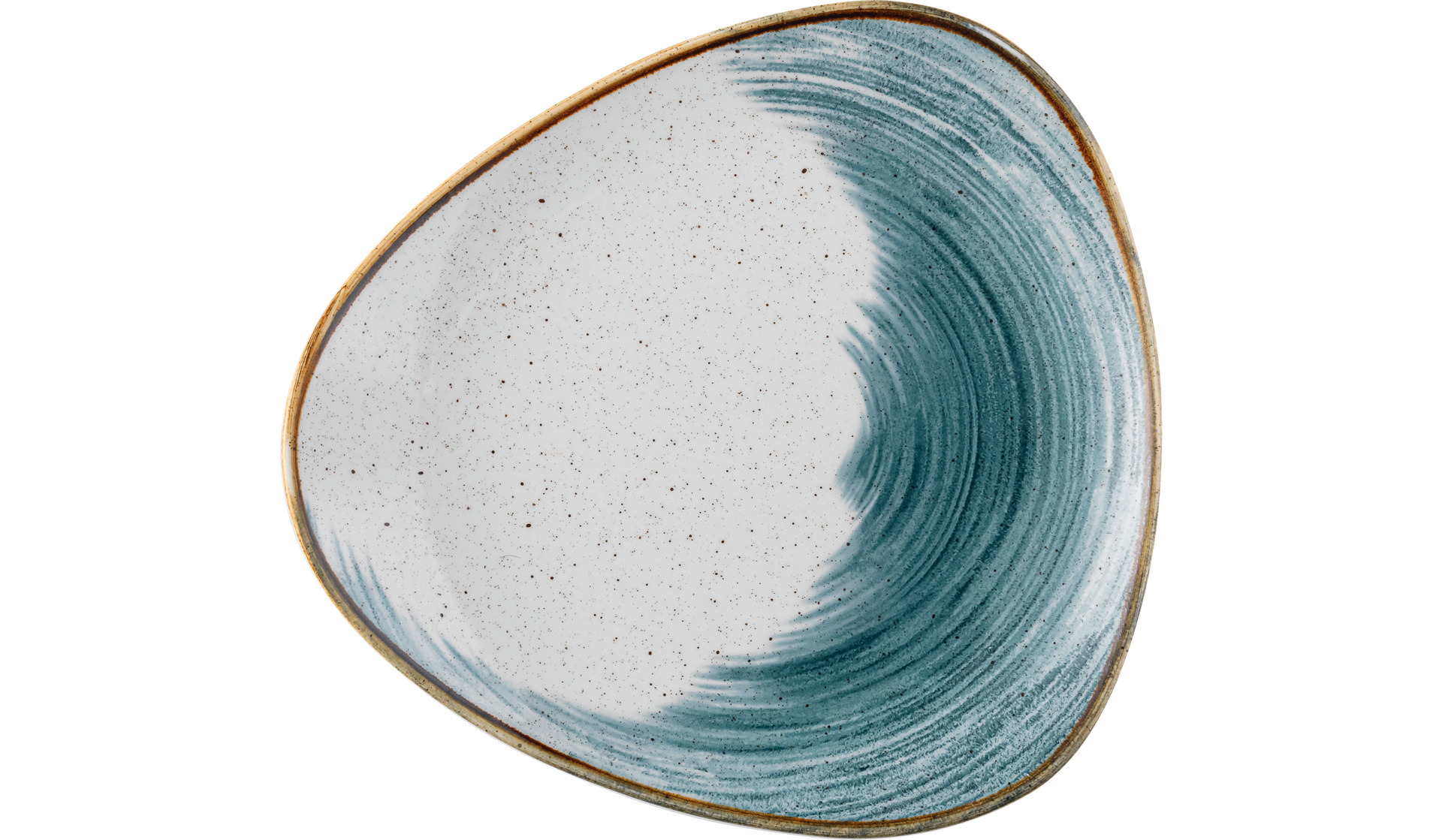 Teller Lotus dreieckig 229 mm Accents Blueberry
