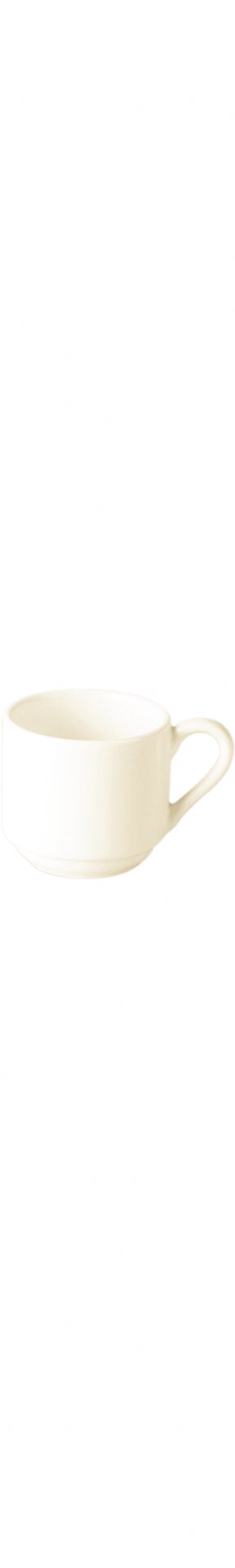 Tasse stapelbar hoch 60 mm / 0,09 l creme Banquet