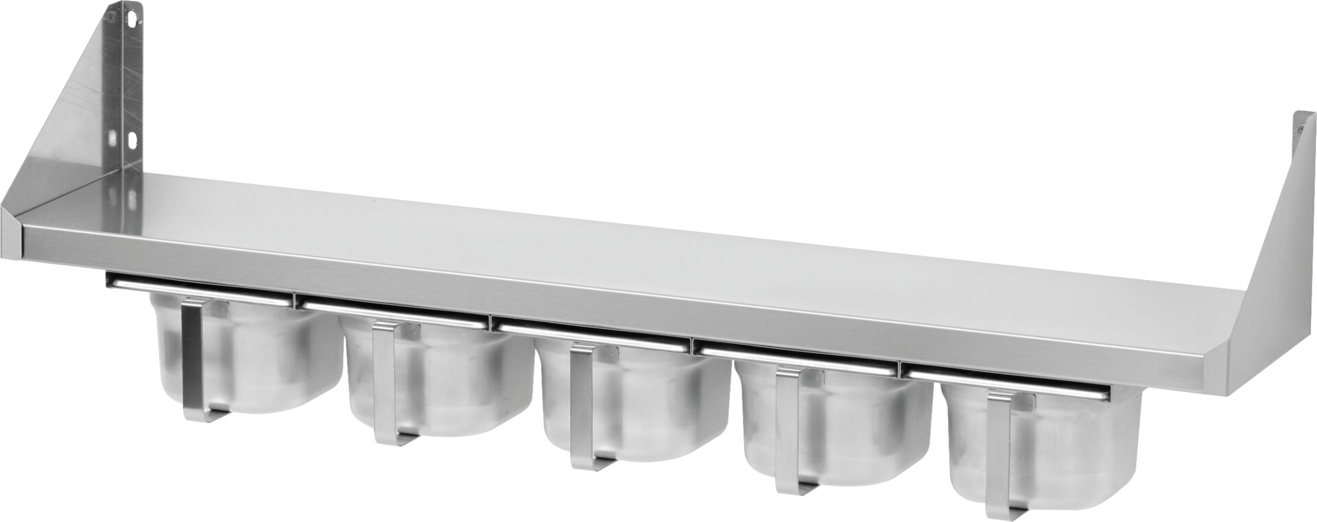 Wandbord mit 5 x GN 1/6