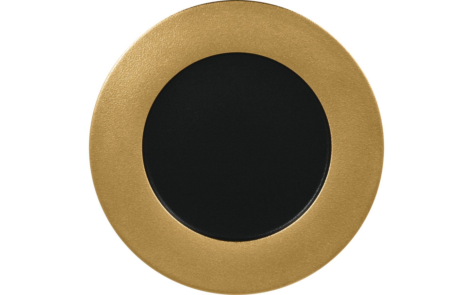 Teller flach 270 mm gold