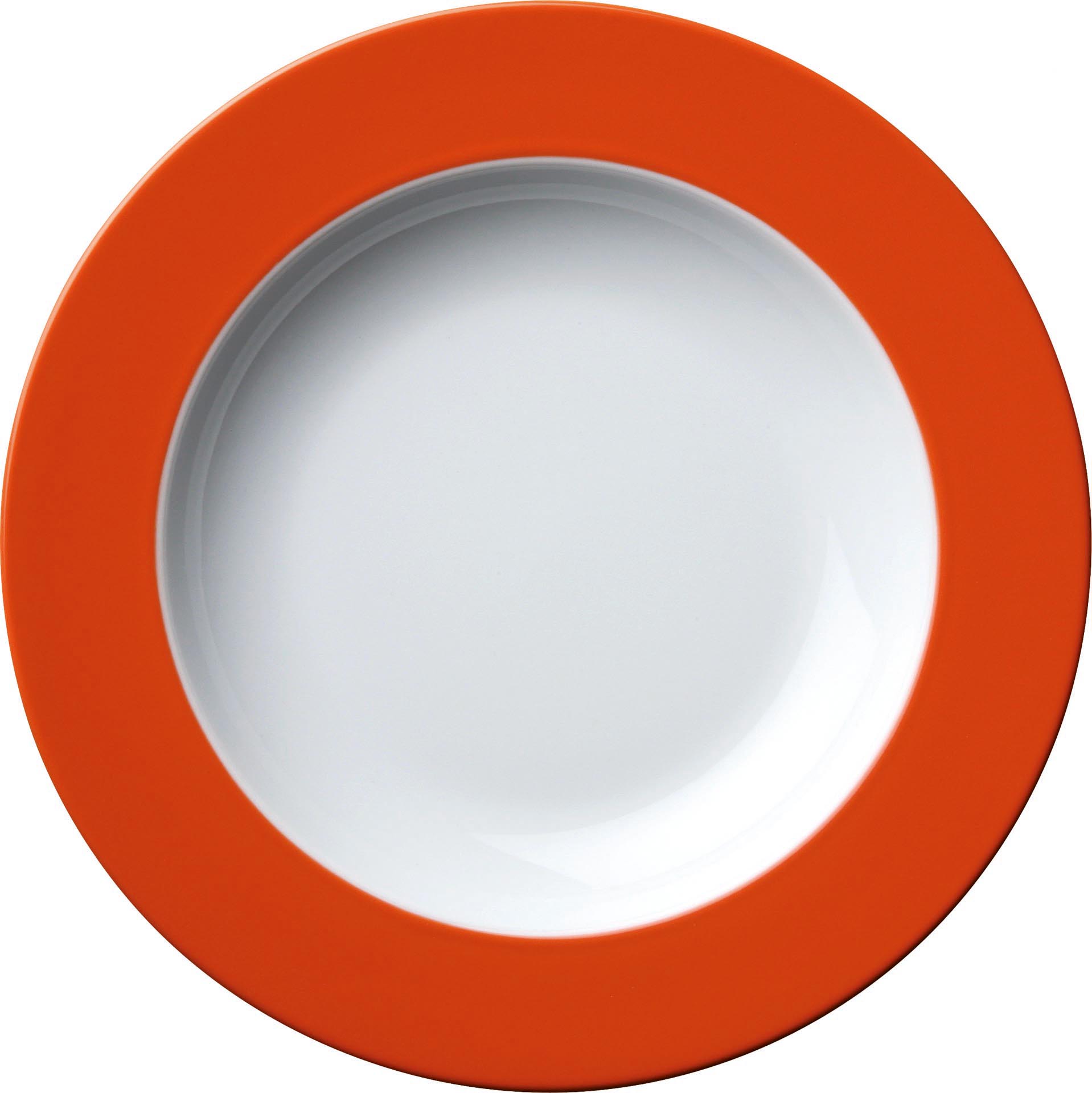 Teller tief "Barista" 22,5 cm orange