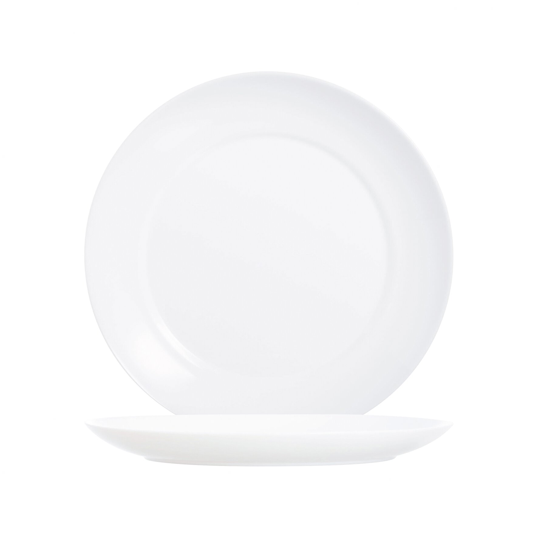 Teller flach 250 mm weiß Apy White