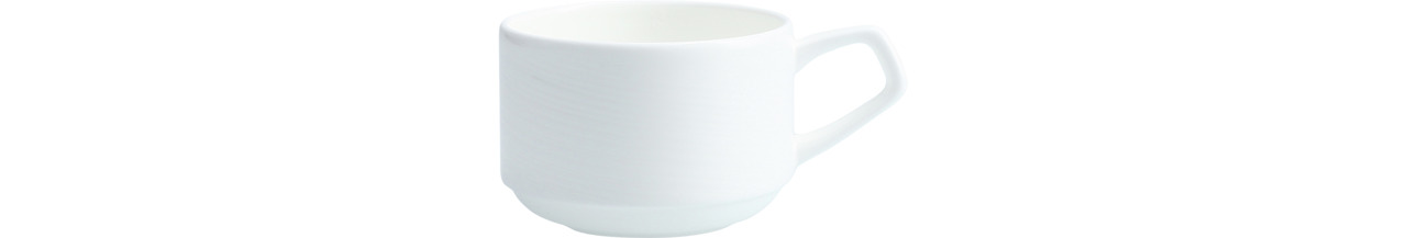 Kaffeetasse stapelbar 84 mm / 0,19 l weiß Zen