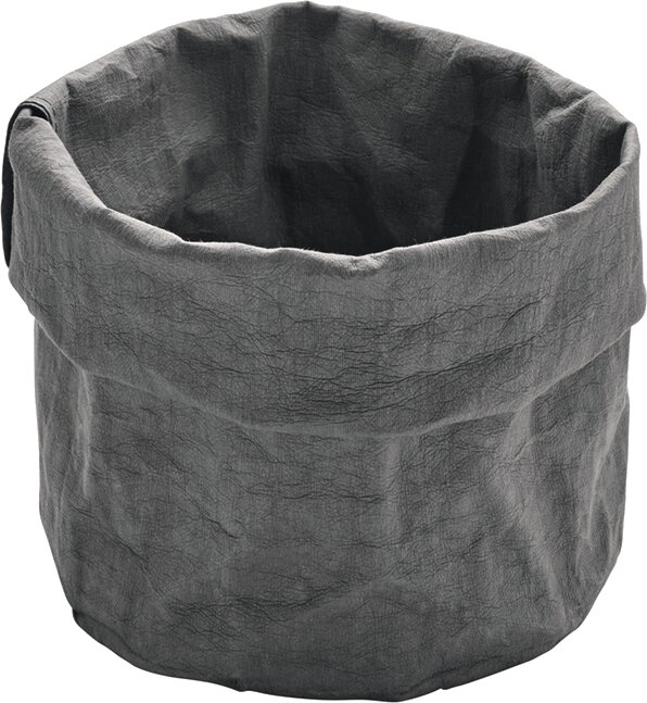 Brot Paperbag rund 180 x 180 x 130 mm grau Cesto