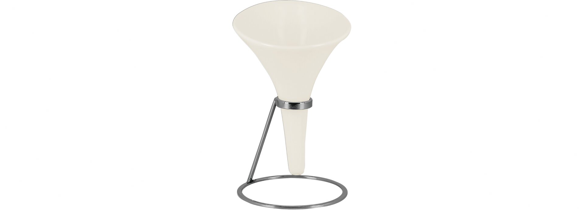 Schale konisch picked 90 mm plain-white