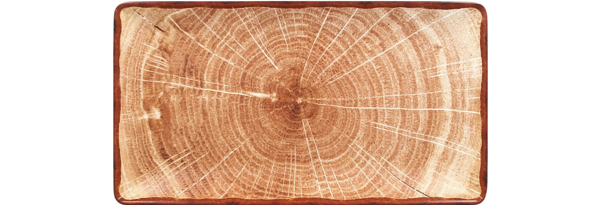 Servierteller rechteckig 335 x 181 x 27 mm timber-brown Woodart
