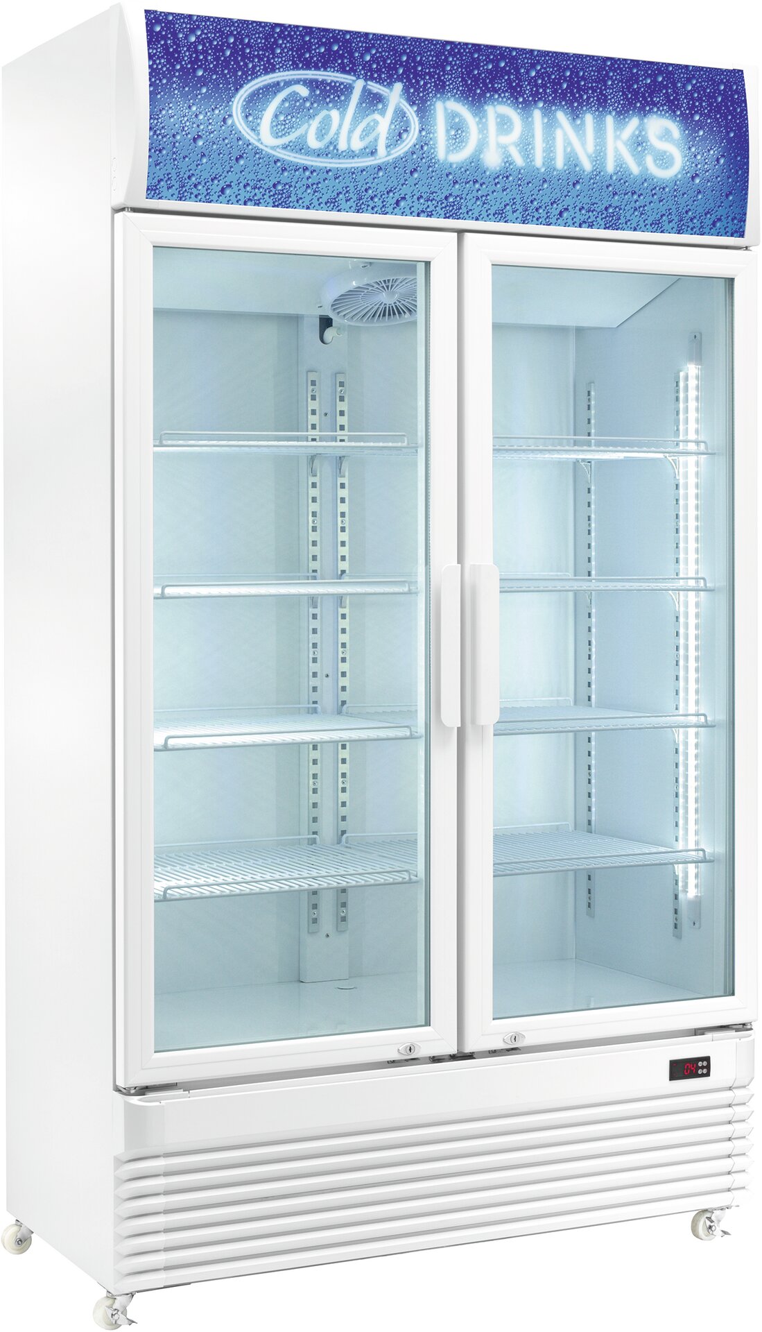 Flaschenkühlschrank Glastür 750 l