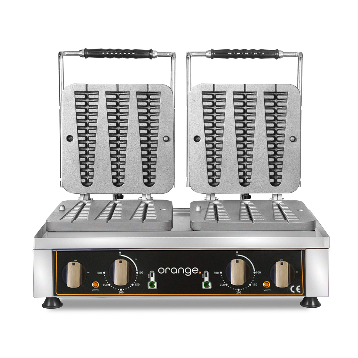 Waffeleisen Waffelino, 6 x (230 x 60 x 24 mm) orange