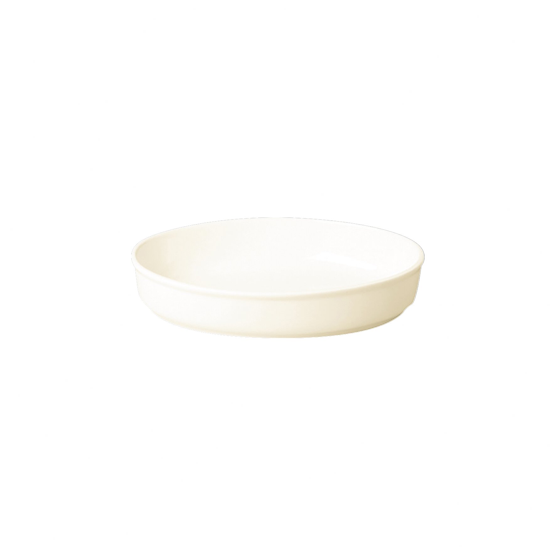 Platte oval 300 x 200 x 60 mm creme