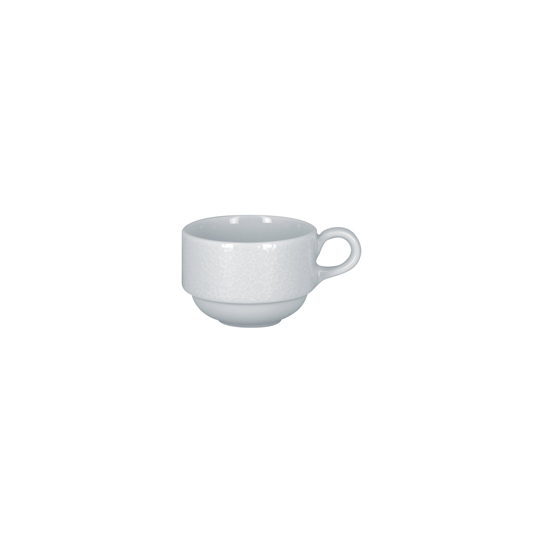 Tasse stapelbar 85 mm / 0,23 l weiß Charm Plus