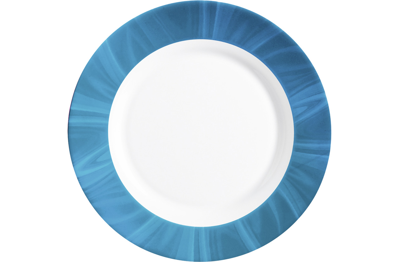 Teller tief 230 mm blau Natura Blue