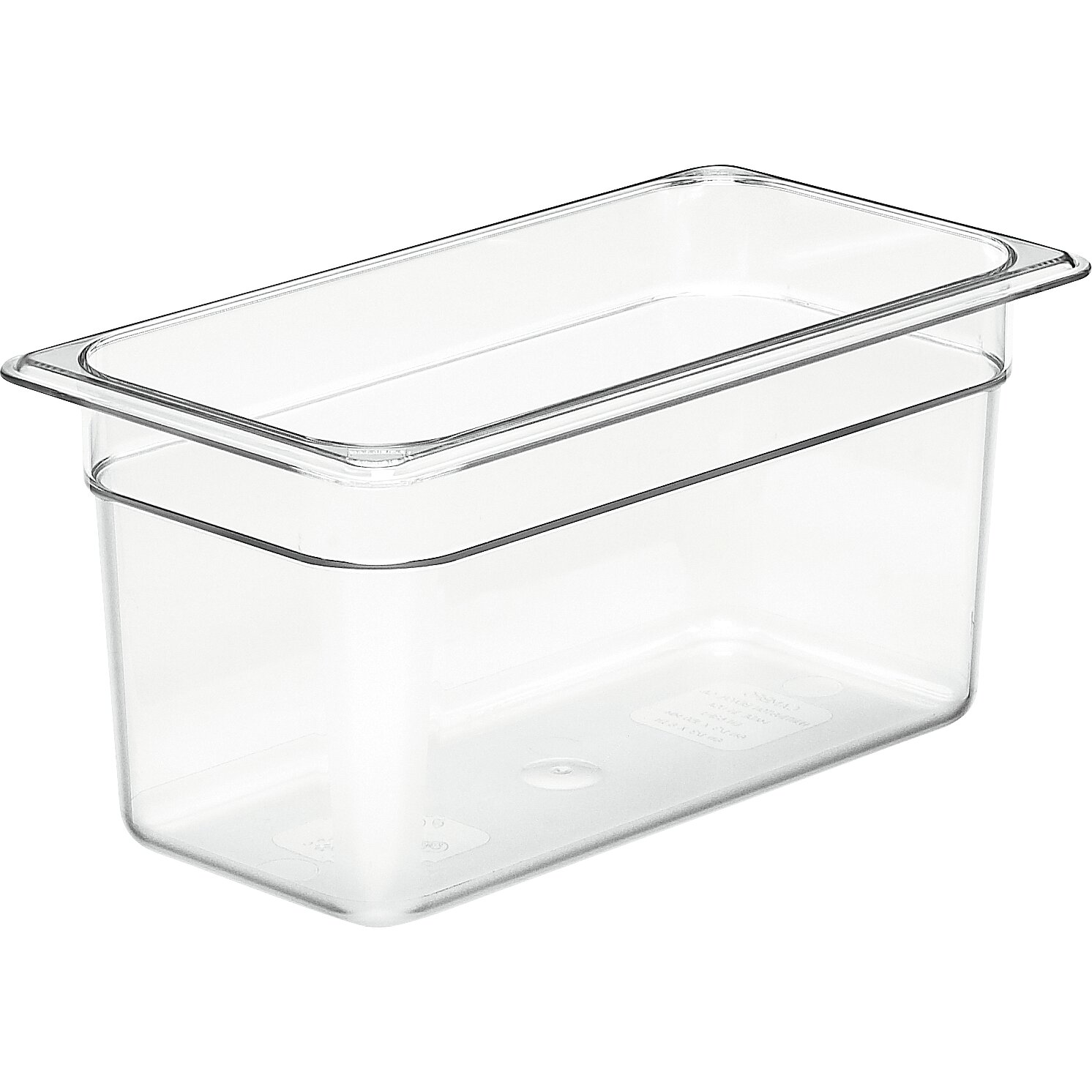 GN-Behälter GN 1/3 325 x 176 x 150 mm Copolymer BPA-frei transparent black