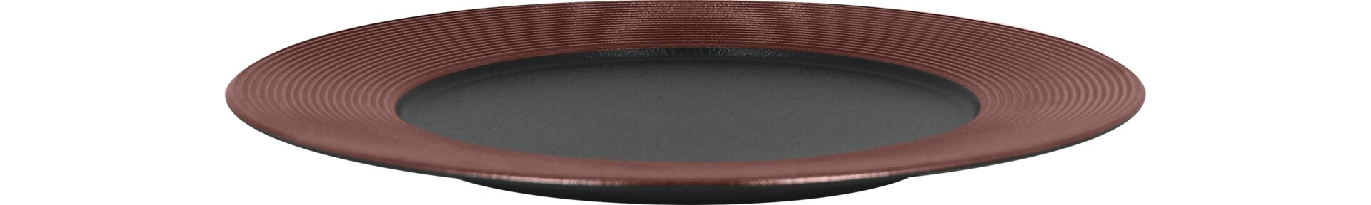 Teller flach 290 mm bronze