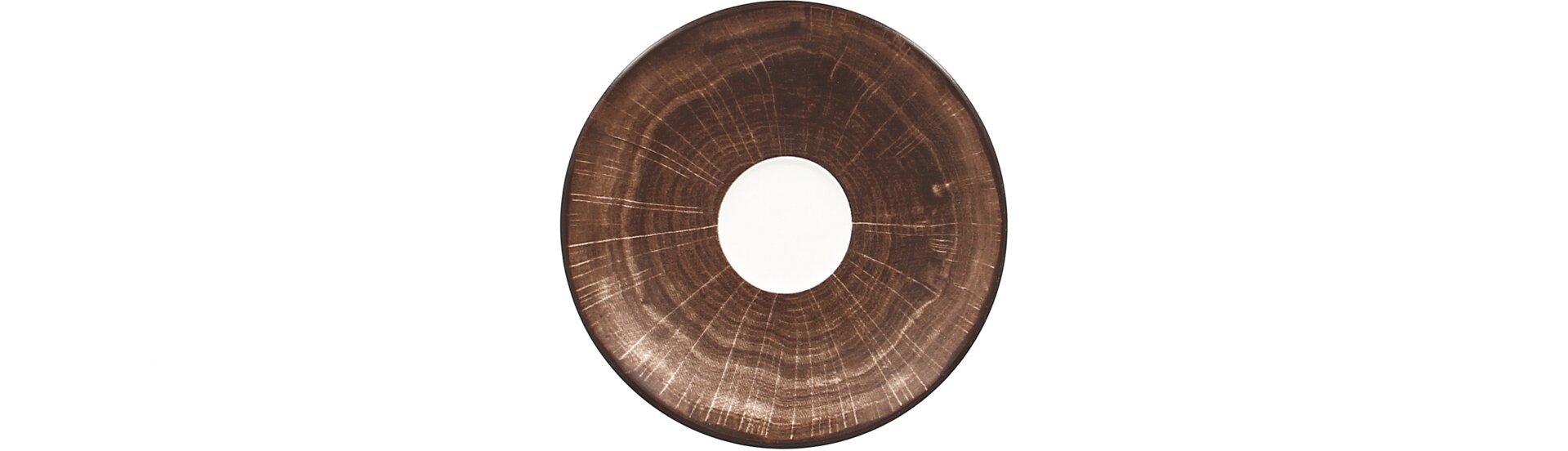 Kaffee-Untertasse 150 mm oak-brown für Kaffeetasse CLCU23 + CLCU20 Woodart