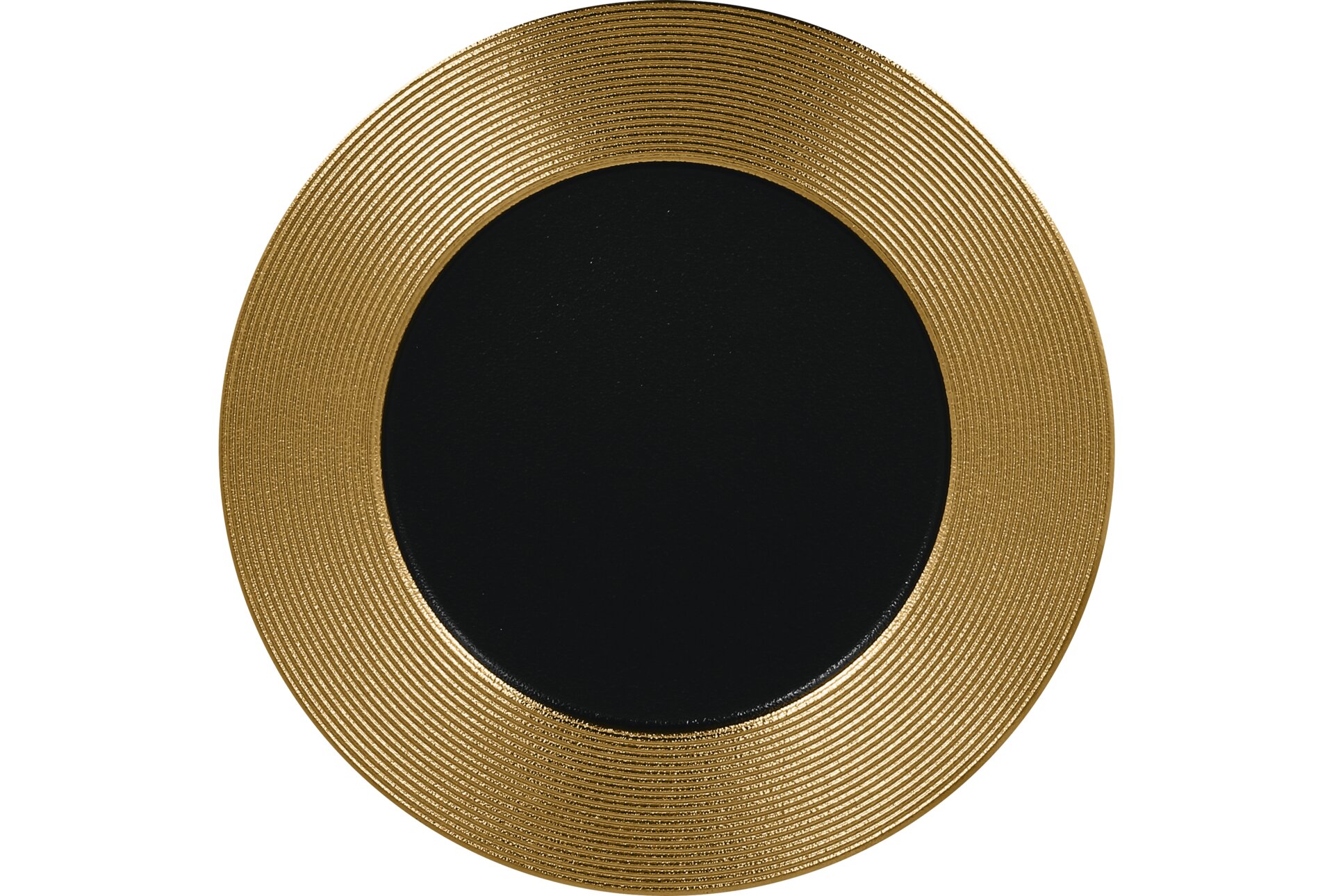 Teller flach 290 mm gold