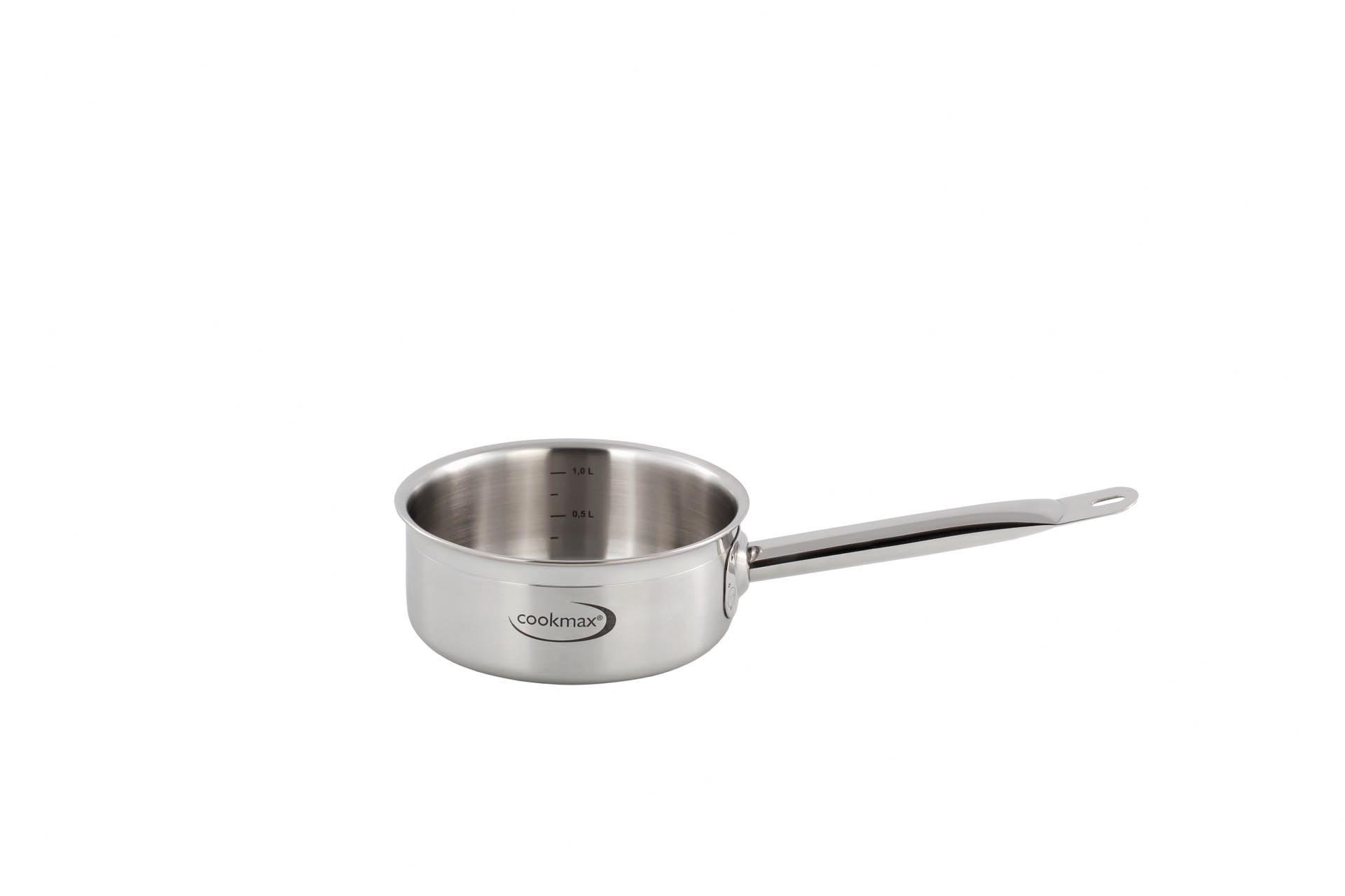 Stielkasserolle flach "Cookmax Gourmet" 20 cm H: 9 cm Inhalt 28 l