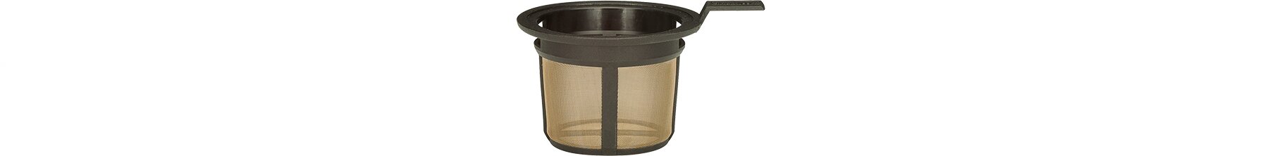 Teefilter klein mit Clipphalter 55 mm schwarz Accessoires