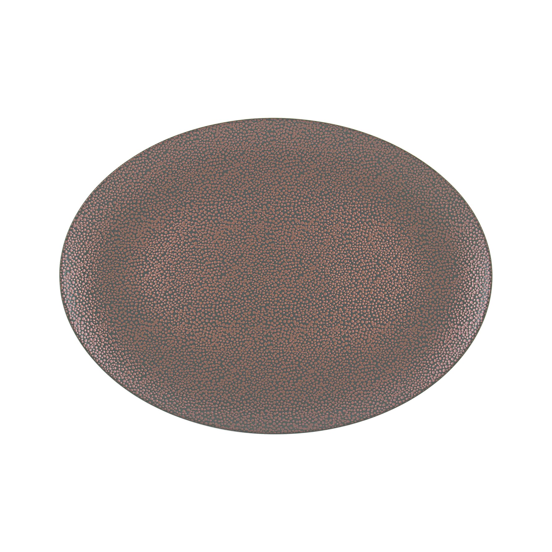 Coupplatte oval 330 x 240 mm metallic copper