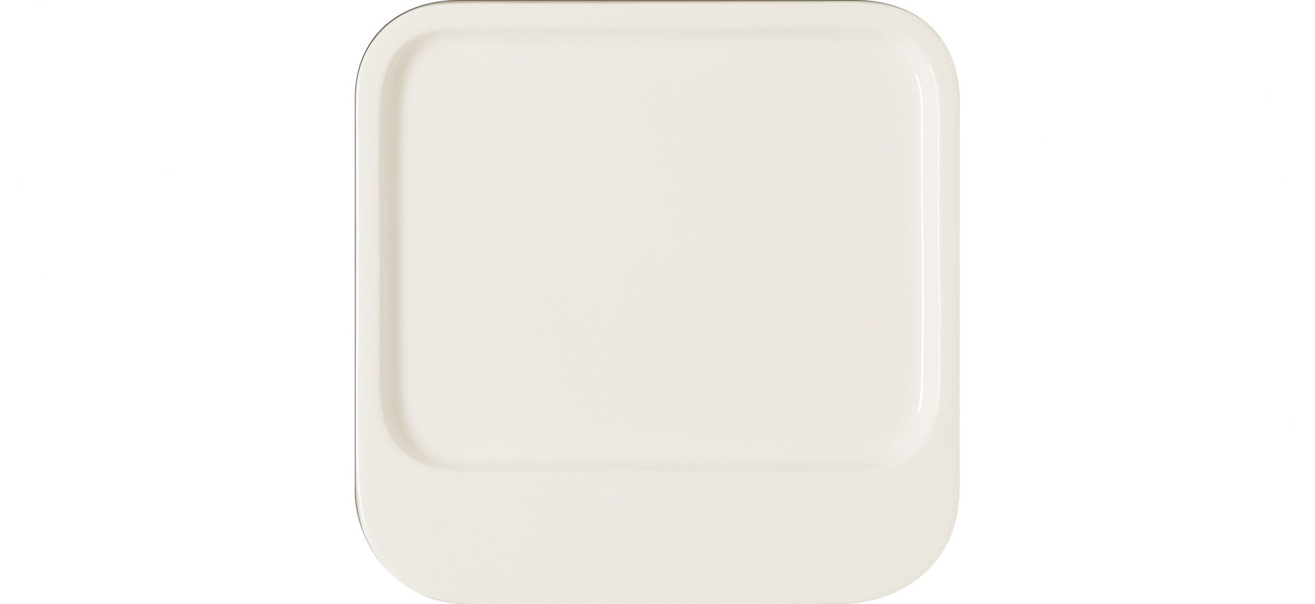 Teller quadratisch 198 x 198 mm crème