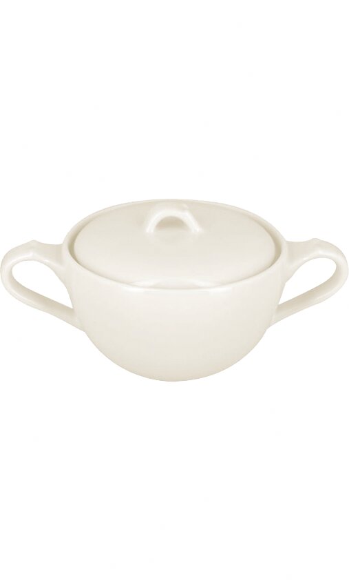 Zuckerdose mit Deckel 102 mm / 0,25 l creme Anna