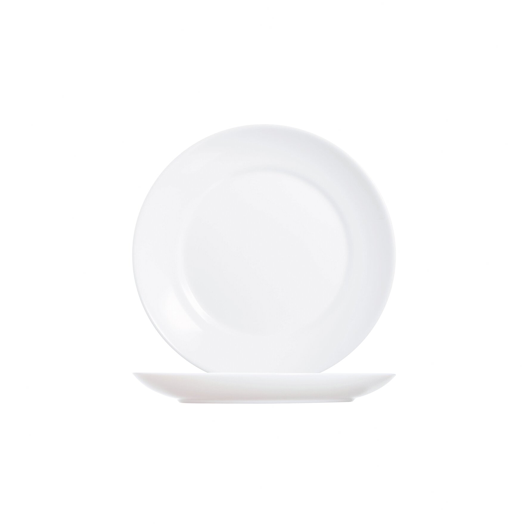 Teller flach 180 mm weiß Apy White