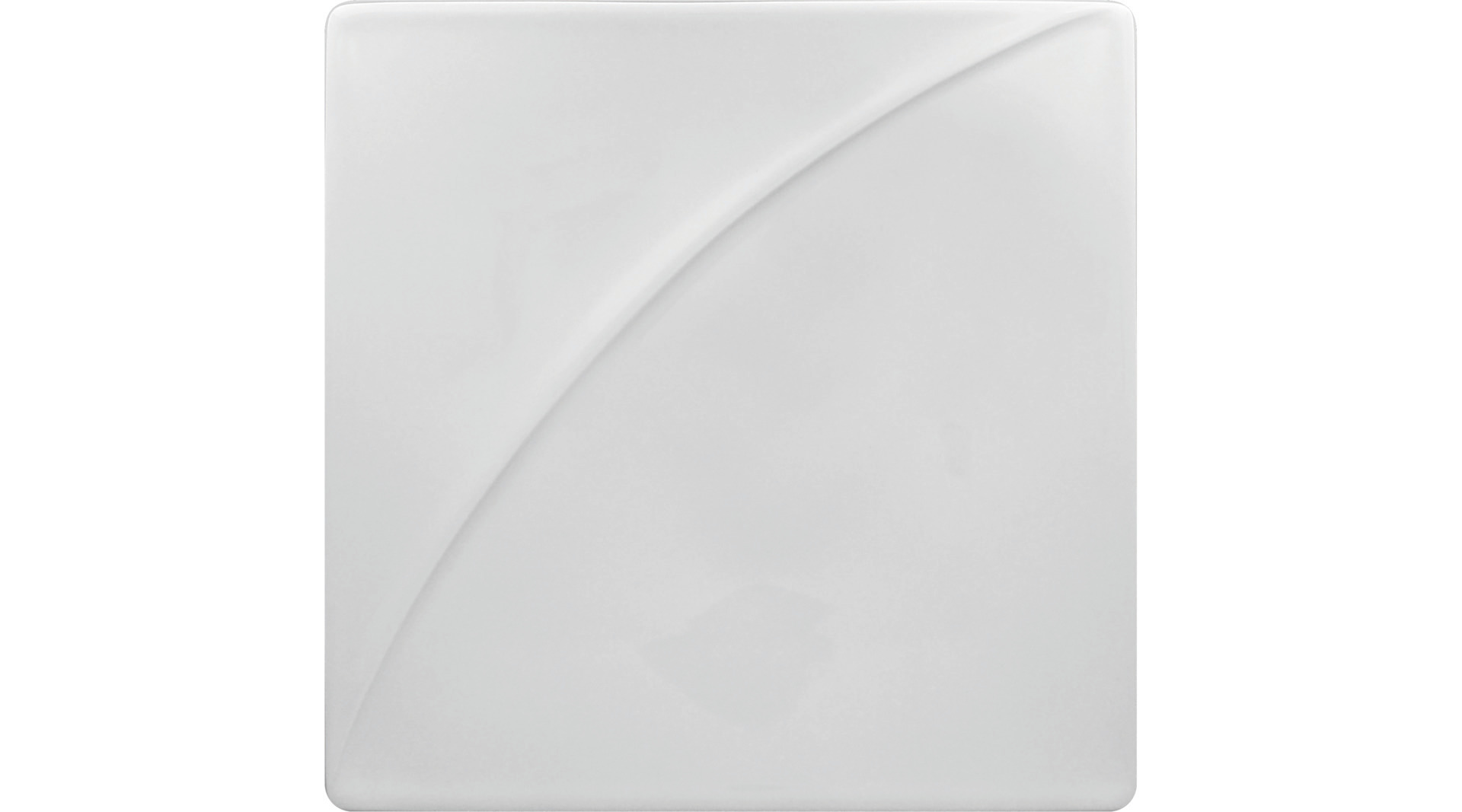 Teller quadratisch 240 x 240 mm plain-white