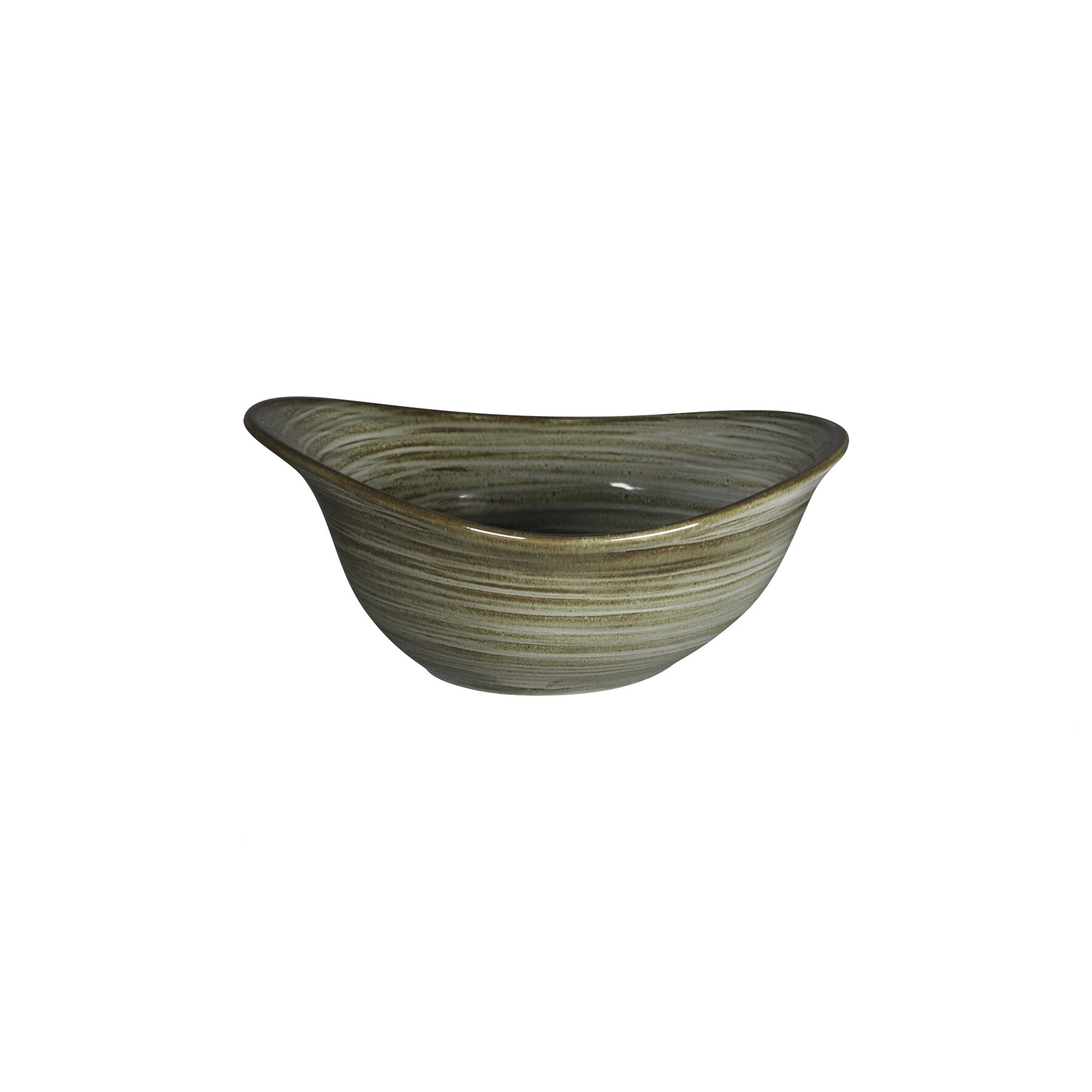 Schale organisch 185 x 145 mm / 0,52 l peridot green Spot Peridot Green