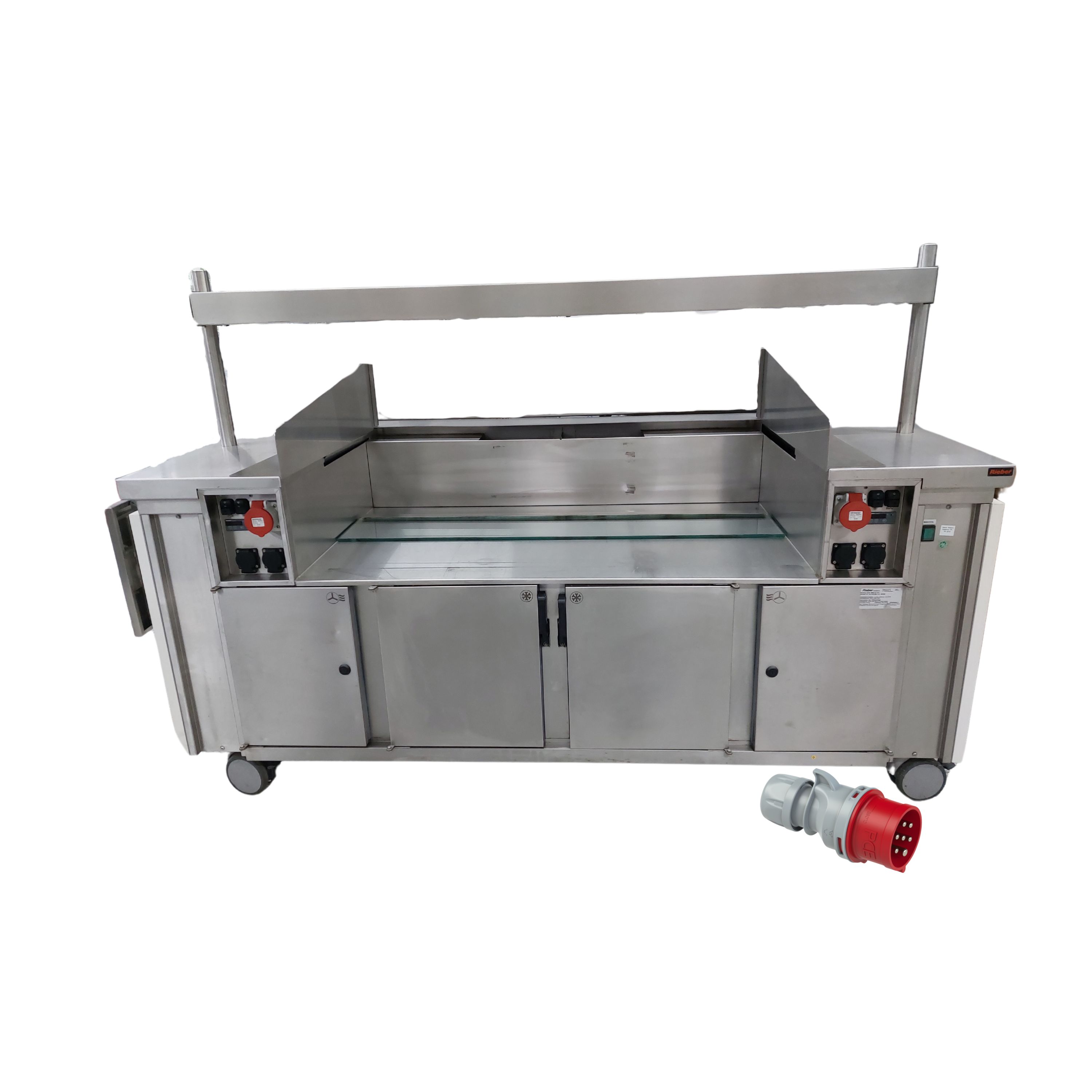 Frontcooking-Station 166,4 x 85 x 130 cm